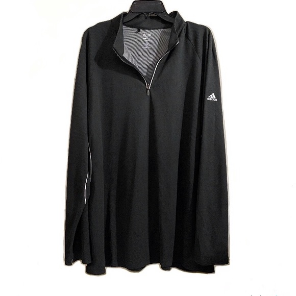 adidas Other - Adidas Climalite Men’s Dark Gray Quarter Zip
